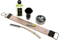 Böker King Cutter White Shaving Starter Set 141624SET Set De Rasage