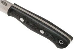 Bark River Mini Aurora CPM 3V, Black Linen Matte Micarta, Hollow Pins 13 Bark River Mini Aurora CPM 3V, Black Linen Matte Micarta, Hollow Pins -Magasin De Couteaux BRK06 025BRKLM 05 bark river knives v202111