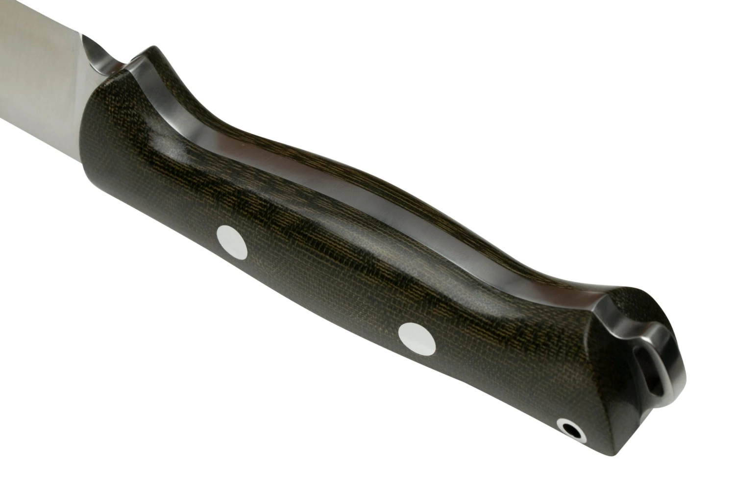 Bark River Vortex CPM 3V Green Canvas Micarta Rampless, Couteau De Survie 7 Bark River Vortex CPM 3V Green Canvas Micarta Rampless, Couteau De Survie – Image 5