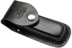 Case Leather Sheath Medium Job Logo 52226 Black étui En Cuir