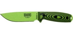 ESEE Model 4 Venom Green Blade 3D Neon Green-Black G10 Couteau De Survie 4PVG-007 étui Noir + Clip De Poche