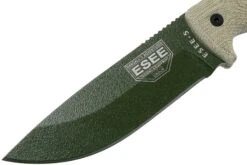 ESEE Model 5 OD Green Blade 3D Green Canvas Micarta Couteau De Survie 5POD-017 étui Kydex + Clip Plat -Magasin De Couteaux EE 5POD 017 03 esee knives