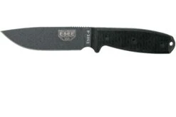 ESEE Model 4 Tactical Gunsmoke, Black Handle 4P-TG-B Avec étui + Clip