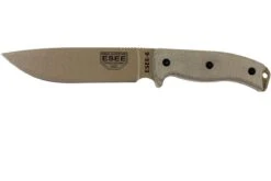 ESEE Model 6 Desert Tan Blade 6P-DE Couteau De Survie Avec étui Zytel + Clip Ceinture