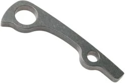 Flytanium Spyderco Paramilitary 2 Backspacer Titanium, Stonewashed