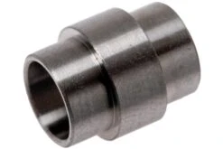 Flytanium Spyderco Paramilitary 2 & 3 Lanyard Tube Titanium, Silver