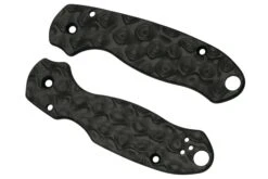 Flytanium Spyderco Para3 Scales, Raindrop Carbonfiber