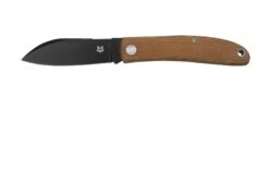 Fox Knives Livri FX-273MCBB Knivesandtools Exclusive, Brown Micarta, Black Couteau De Poche Slipjoint