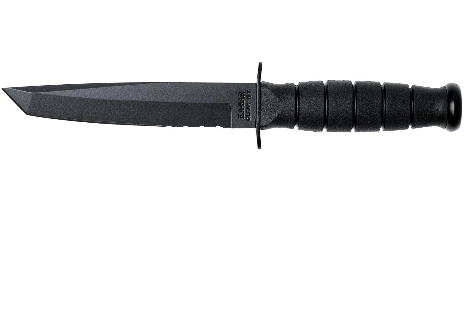 KA-BAR Short Tanto 1255 Partiellement Dentelé, étui En Cuir 3 KA-BAR Short Tanto 1255 Partiellement Dentelé, étui En Cuir