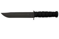 Spartan KA-BAR SB54 CPM MagnaCut, Black, Black Leather Sheath, Couteau Fixe