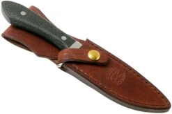 White River Knives Sendero Classic Couteau De Chasse Black Burlap Micarta, Jerry Fisk Design -Magasin De Couteaux WRJF SC BBL 06 white river knives