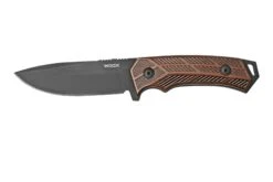 WOOX Rock 62 BUKNF00102 Walnut Engraved, Couteau Fixe